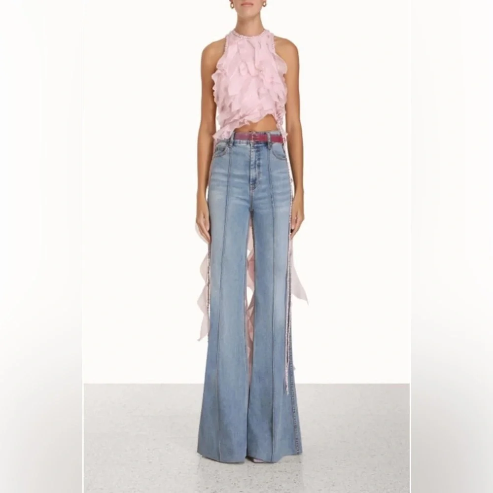 Zimmermann authentic Coaster ruffle top Size 1 - Picture 2 of 7